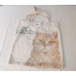 VINTAGE! 1980’s Morris the Cat 9 Lives Canvas Tote Bag, With Snap Closure, purse